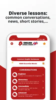 English ー Listening・Speaking android App screenshot 13