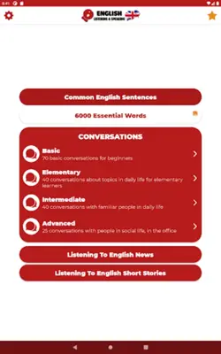 English ー Listening・Speaking android App screenshot 7